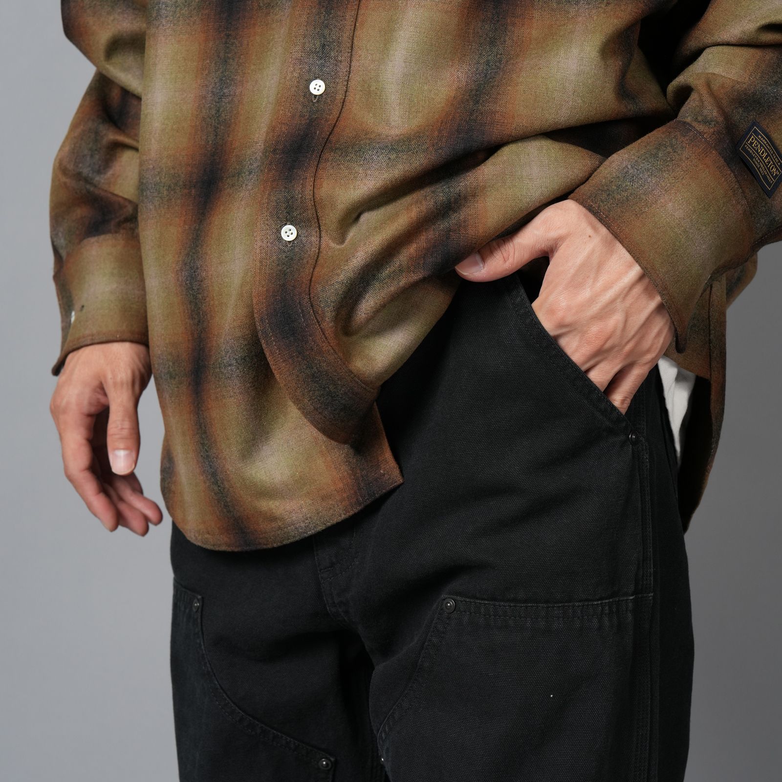 MH029 / WORK PANTS / ワークパンツ / BLACK  (ブラック)