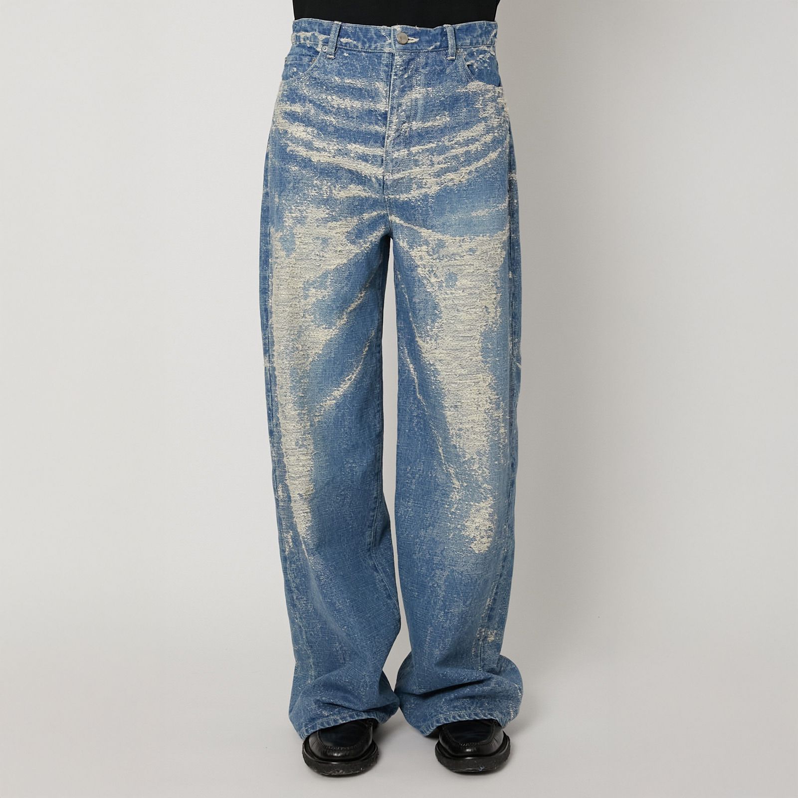 [予約商品] Wide Denim / ワイドデニム (インディゴブリーチ)