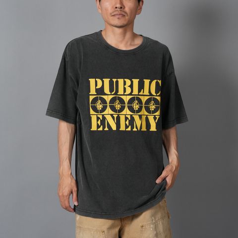 UM25AW-20 / PUBLIC ENEMY / パブリックエネミー / Tシャツ (ブラック)