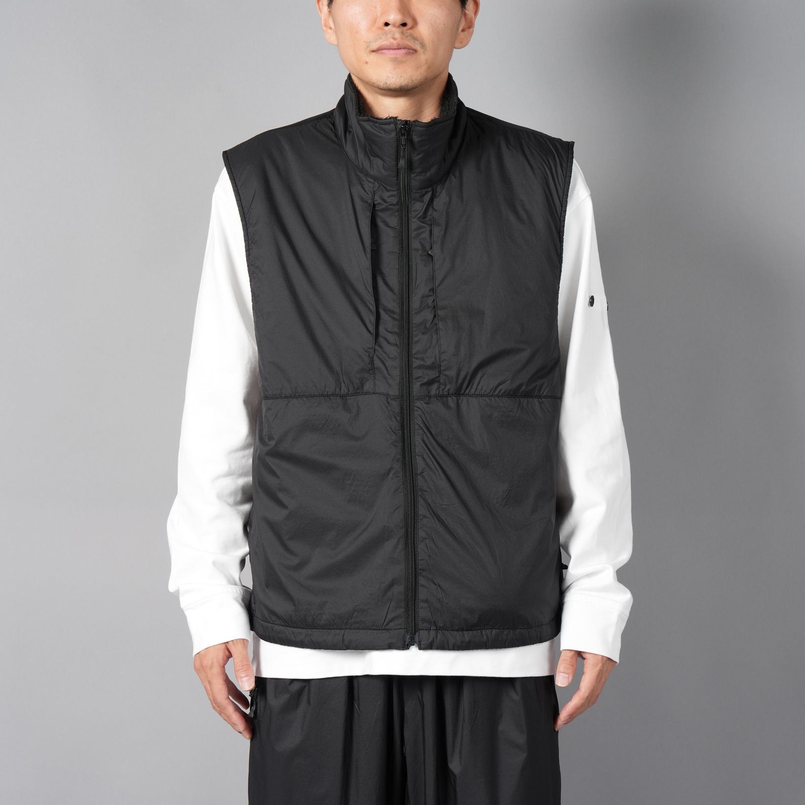【ラスト1点】WR NY RIP x POLATEC®ALPHA® VEST  / ナイロンリップストップベスト (ブラック)
