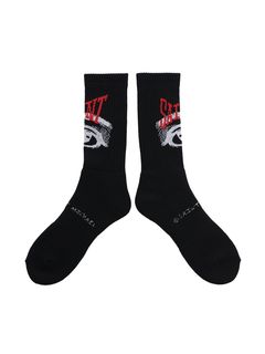 SM-S21-0001-039 / SOCKS_eye_BLACK  (ブラック)