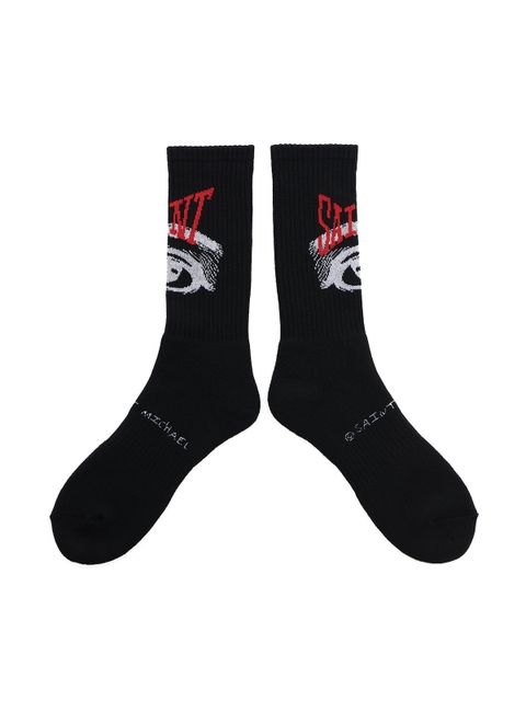 SM-S21-0001-039 / SOCKS_eye_BLACK  (ブラック)