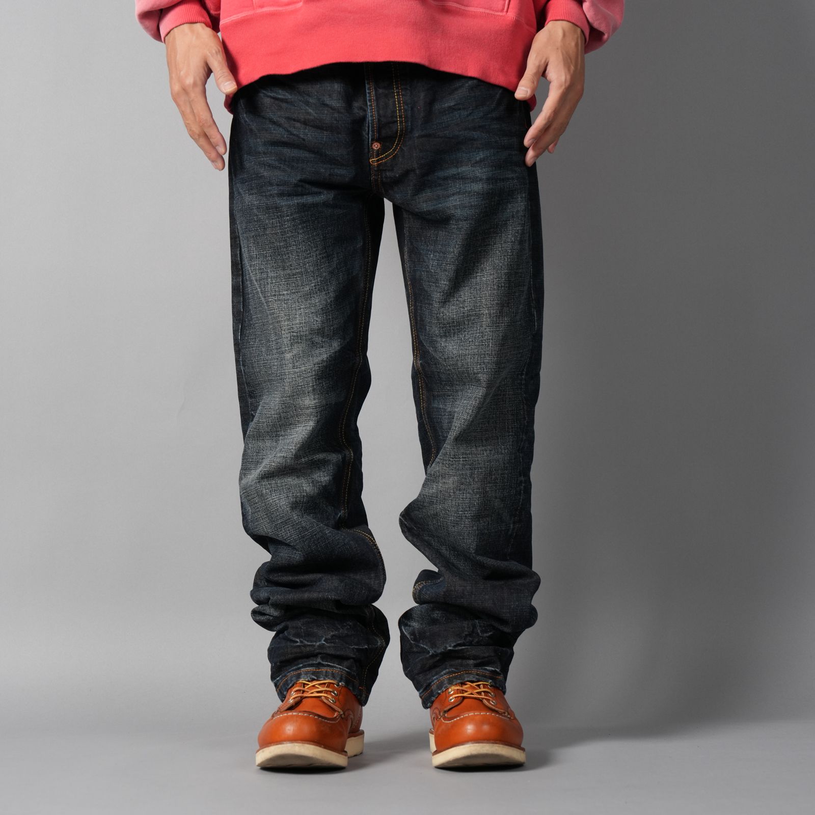 Kamon Daicock Puff Print Jeans #2020 / デニムパンツ (インディゴ)