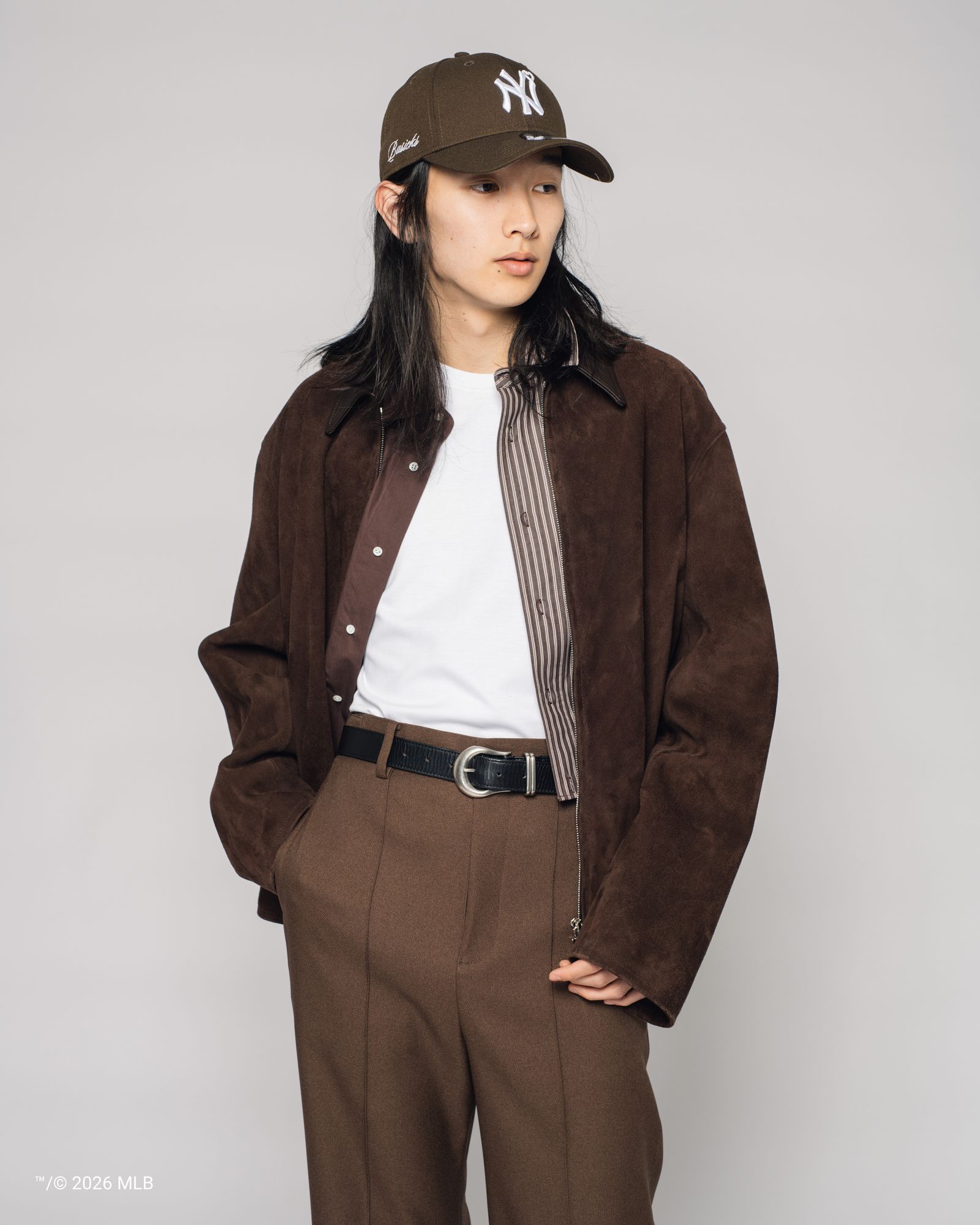 【限定】BASICKS x Newera Yankees Cap / ベイシックス x ヤンキース (ブラウン)