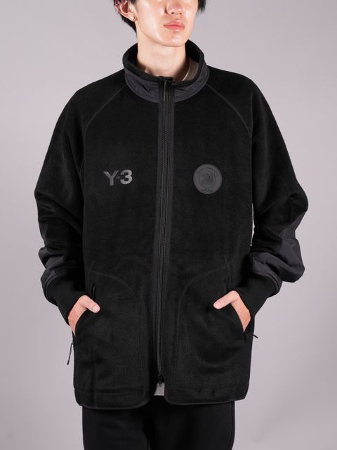 【ラスト1点】 U LEOPARD FLEECE JACKET  / ユニセックス レオパード フリースジャケット   (ブラック)