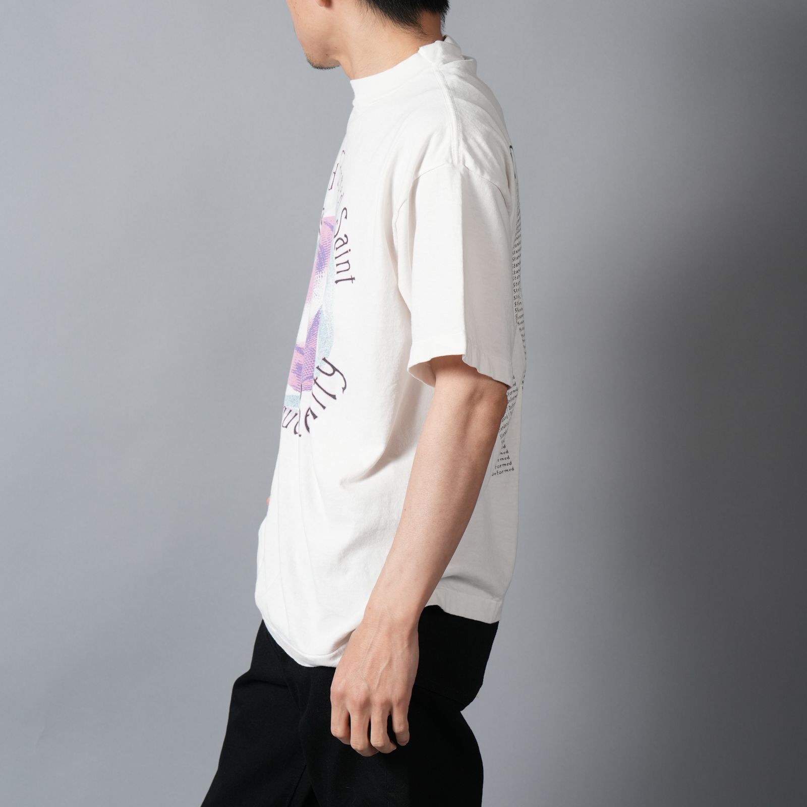 【ラスト1点】【コラボ】SM-MK8-0000-C09 / SW_SS T-SHIRT / TWISTED SAINT / Tシャツ (ホワイト)