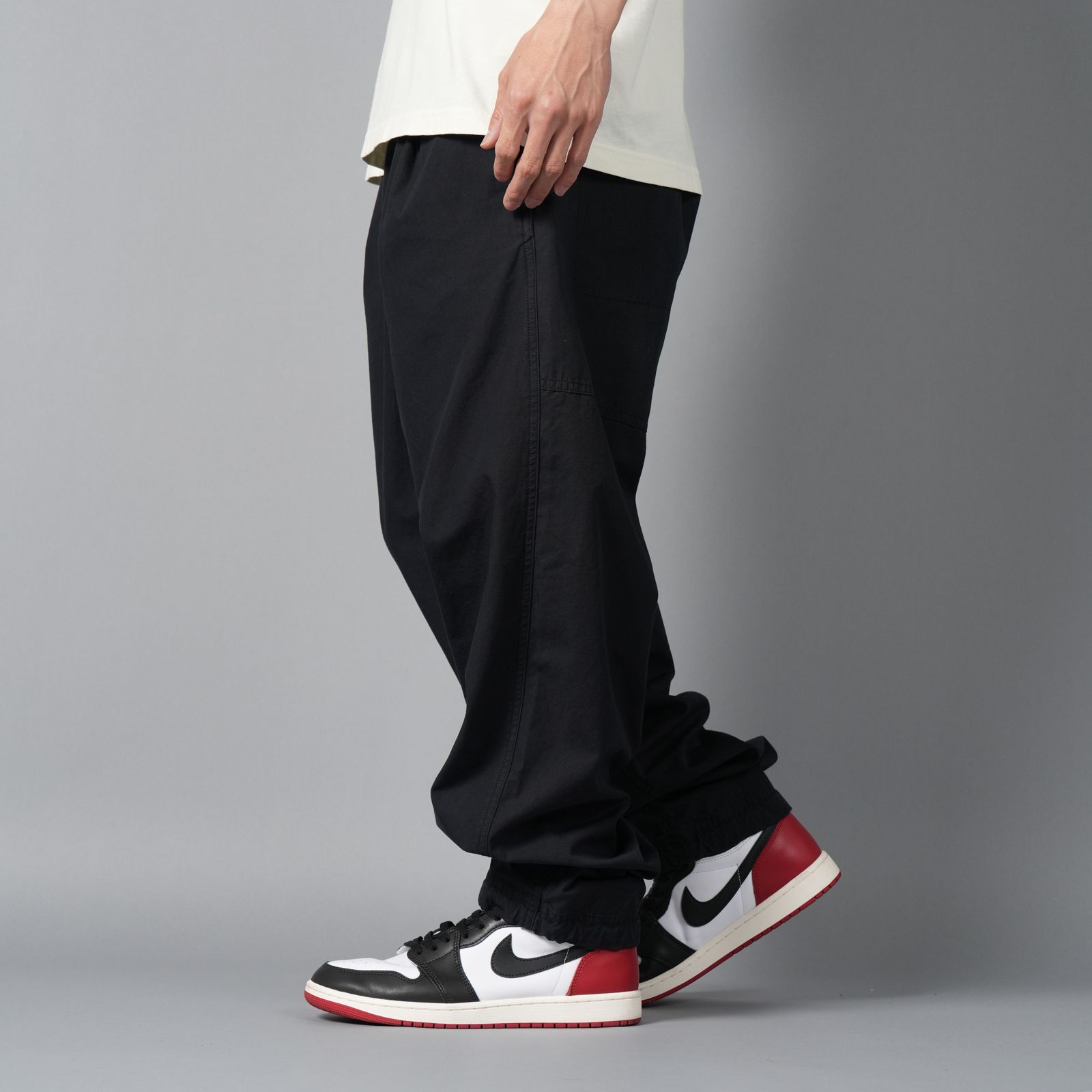 【ラスト1点】3100026 ORGANIC COTTON TELA_STONE ISLAND MARINA  / パンツ  (ネイビーブルー)