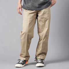 【ラスト1点】SM-YS8-0000-049 / WIDE PANTS / CHINO / BEIGE / ワイドパンツ / チノパン (ベージュ)