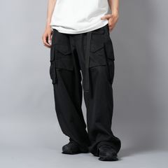 【ラスト1点】TWILL CARGO PANTS / ツイール カーゴパンツ (ブラック)