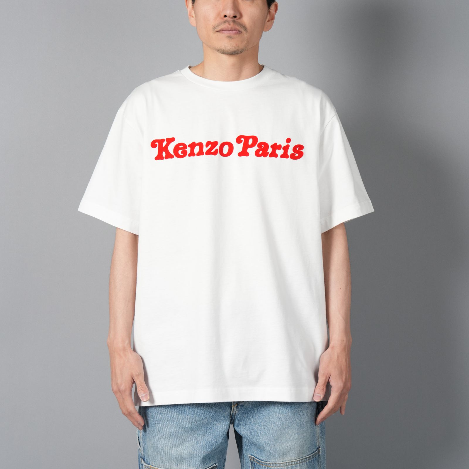 セール】'KENZO VERDY MARKET' エンブロイダリー Tシャツ ユニ