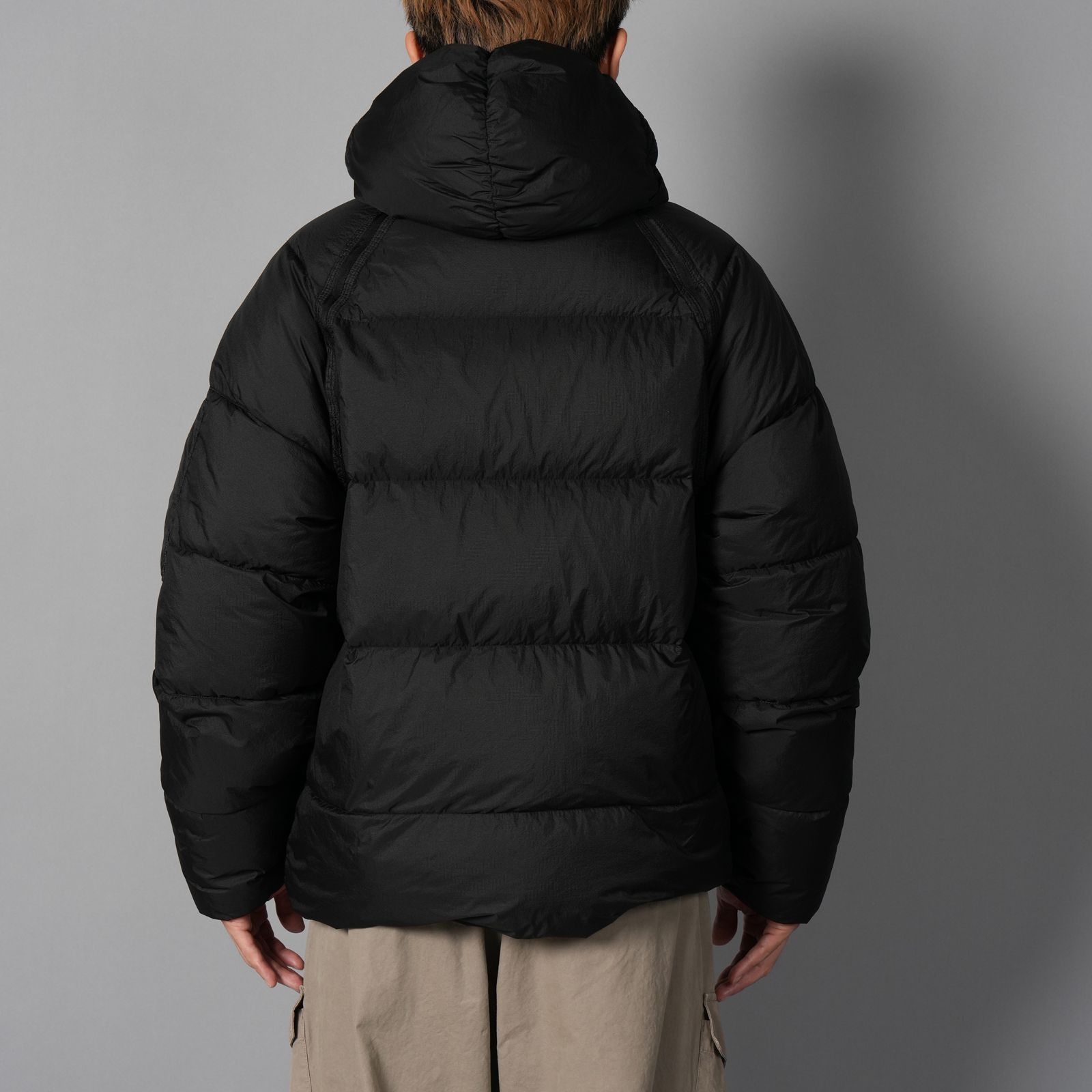 Down Shield Lens Hooded Puffer / ダウンシールド レンズ フーデッド パファー / ダウンジャケット (ブラック)