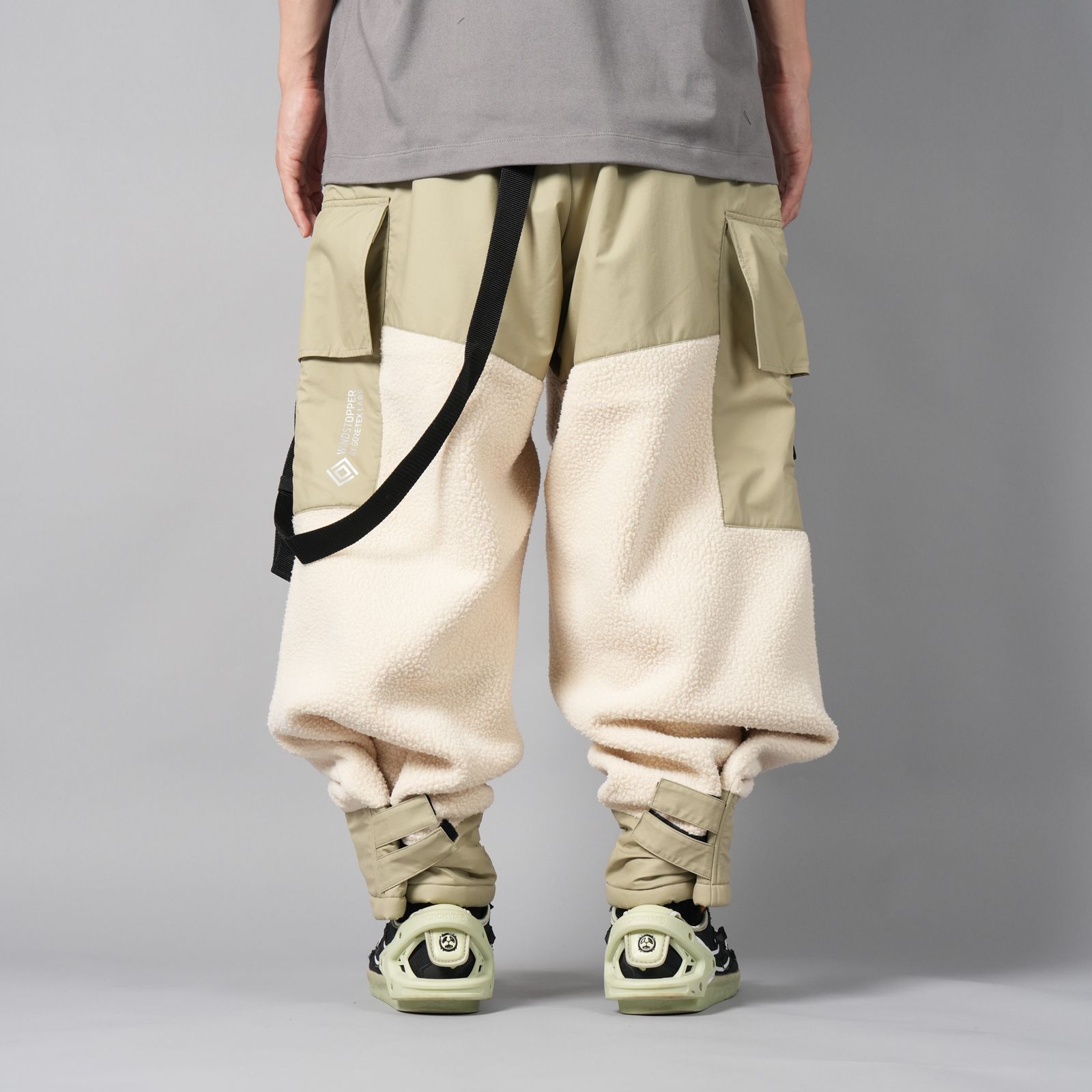【限定】WINDSTOPPER BY GORE-TEX LABS 3L x POLARTEC  COAST GUARD TROUSERS / ゴアテックス ラボ スリーレイヤー / ナイロンパンツ [防水・防風] (ベージュ)