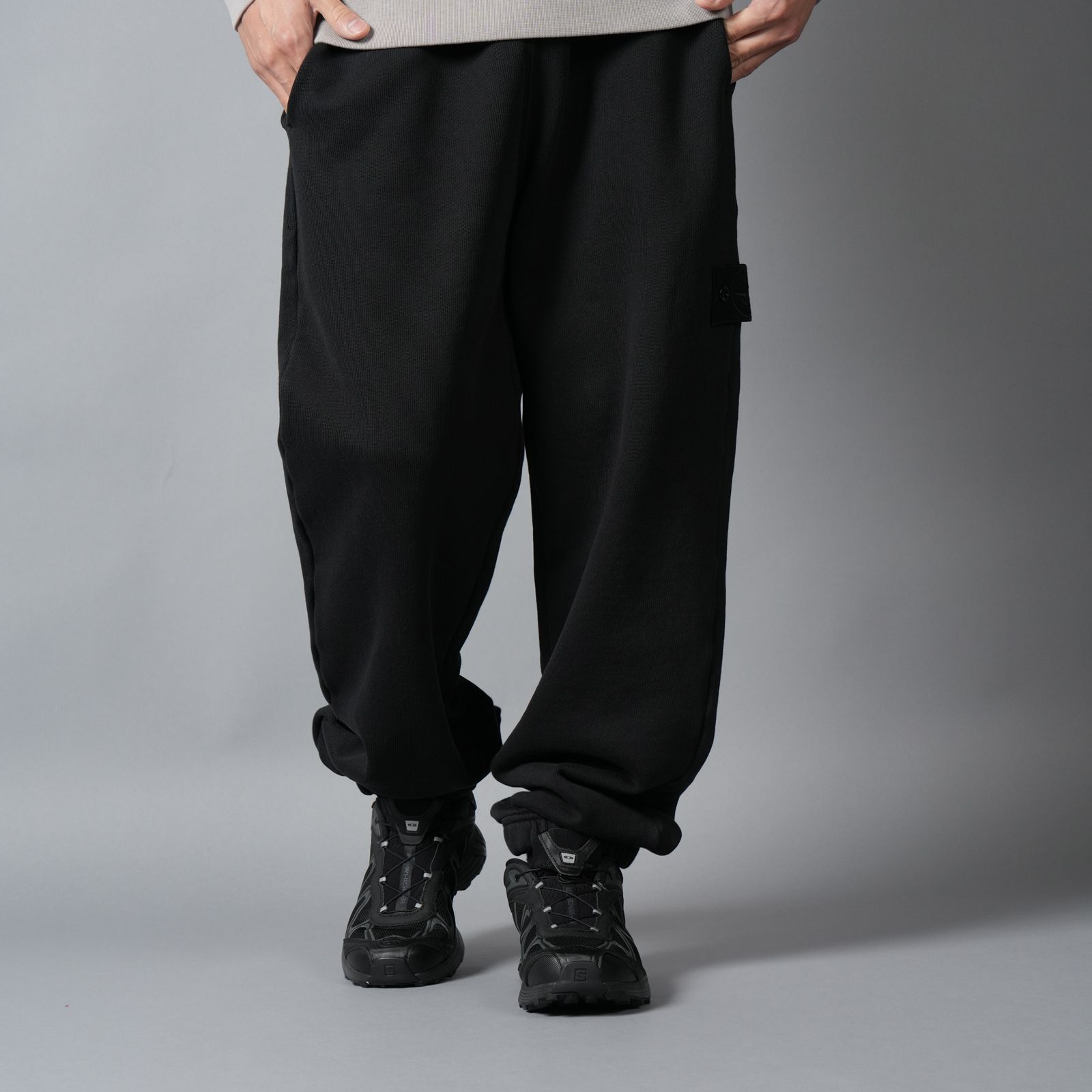 6200008 / HEAVY ORGANIC COTTON FLEECE_S.I. GHOST / スウェットパンツ (ブラック)