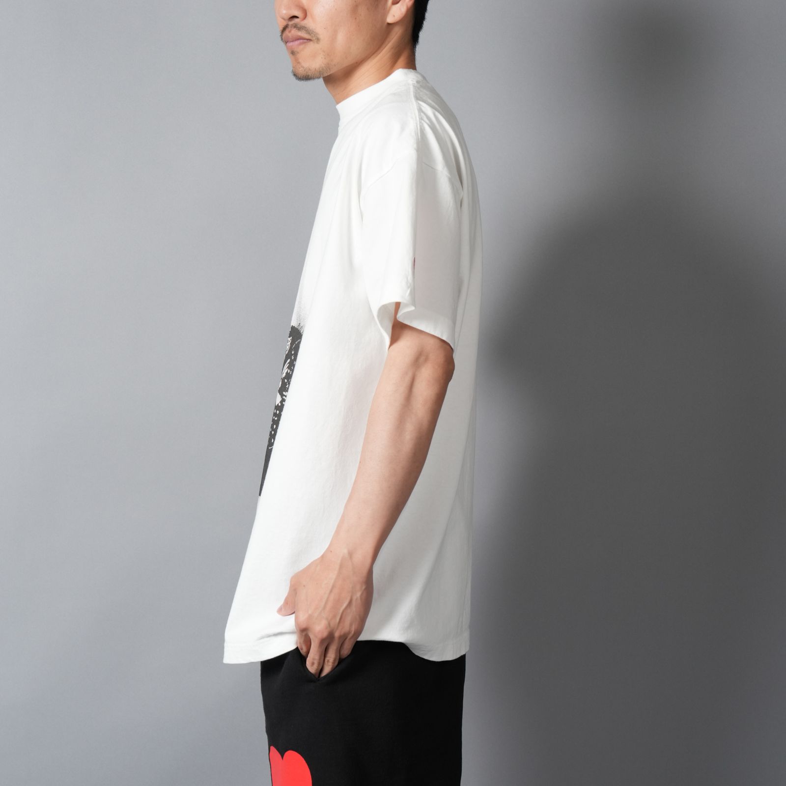 【コラボ】EU-MK8-0000-C30 / EU DK PANK SS TEE / WHITE / Tシャツ (ホワイト)