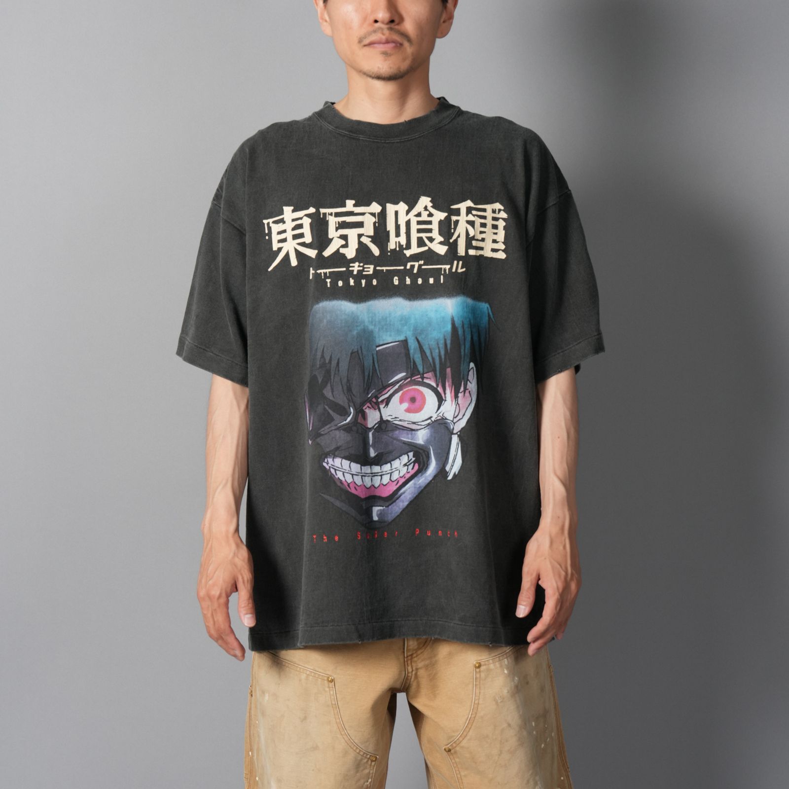 [東京喰種]  TTGM25SM001 / S/S T-Shirt  (KANEKI MASK)  / Tシャツ (ブラック)