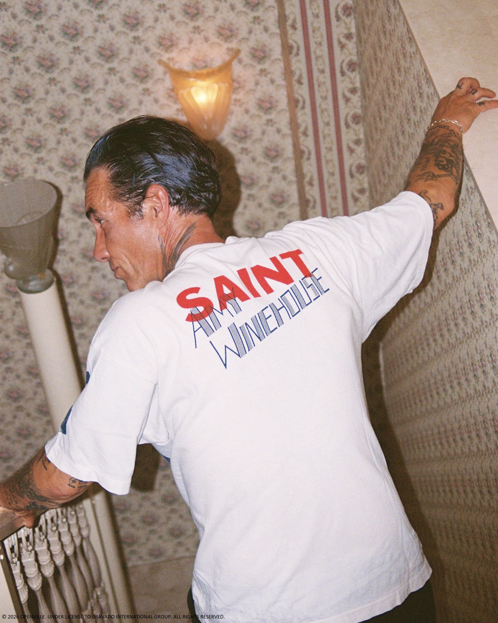【コラボ】SM-MK1-0000-C14 / AMY_SS T-SHIRT / BACK TO BLK / WHITE / Tシャツ (ホワイト)