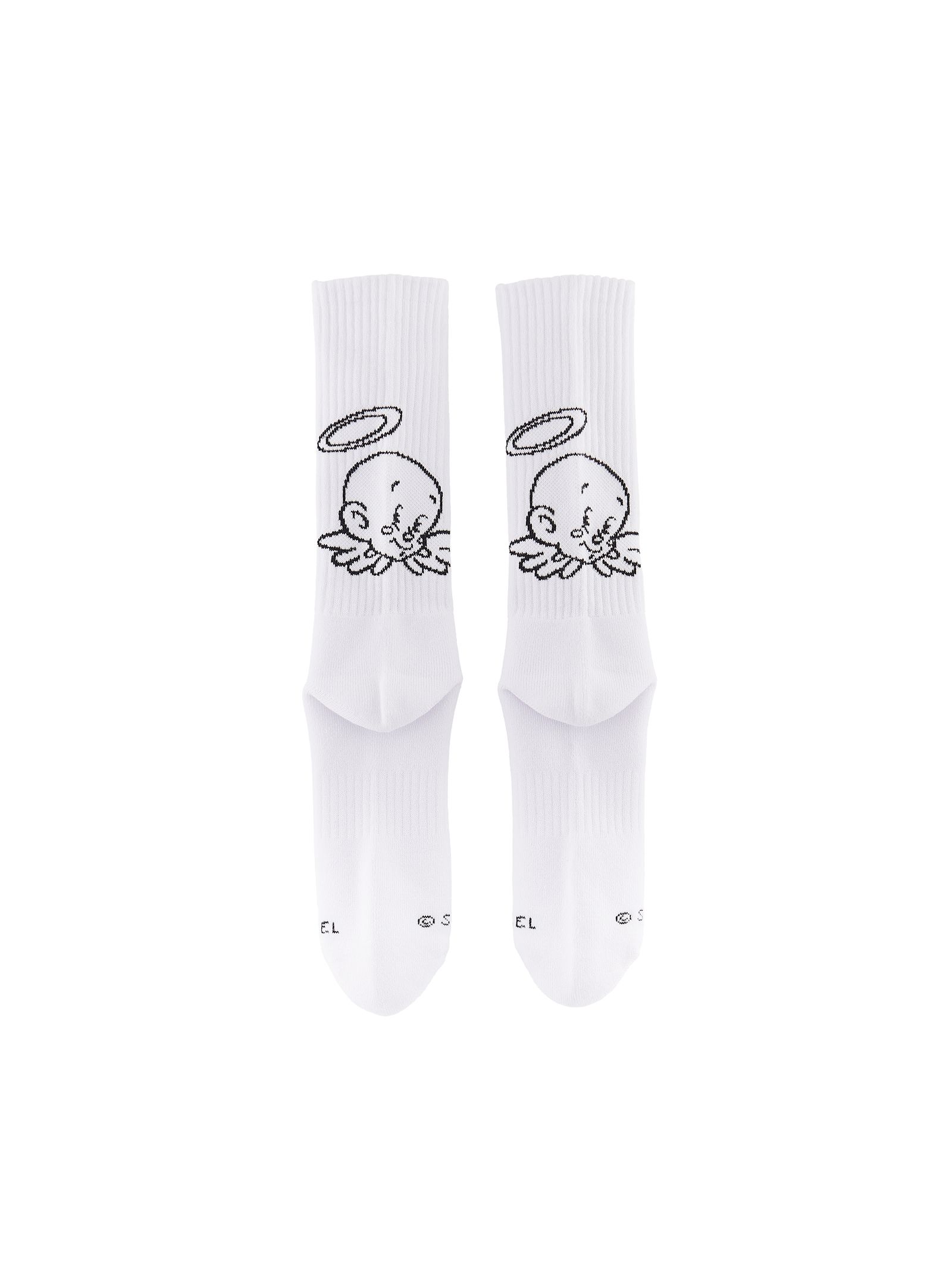 【残りわずか】 SM-S23-0000-105 / SOCKS / ANGEL / WHITE / ソックス エンジェル   (ホワイト)