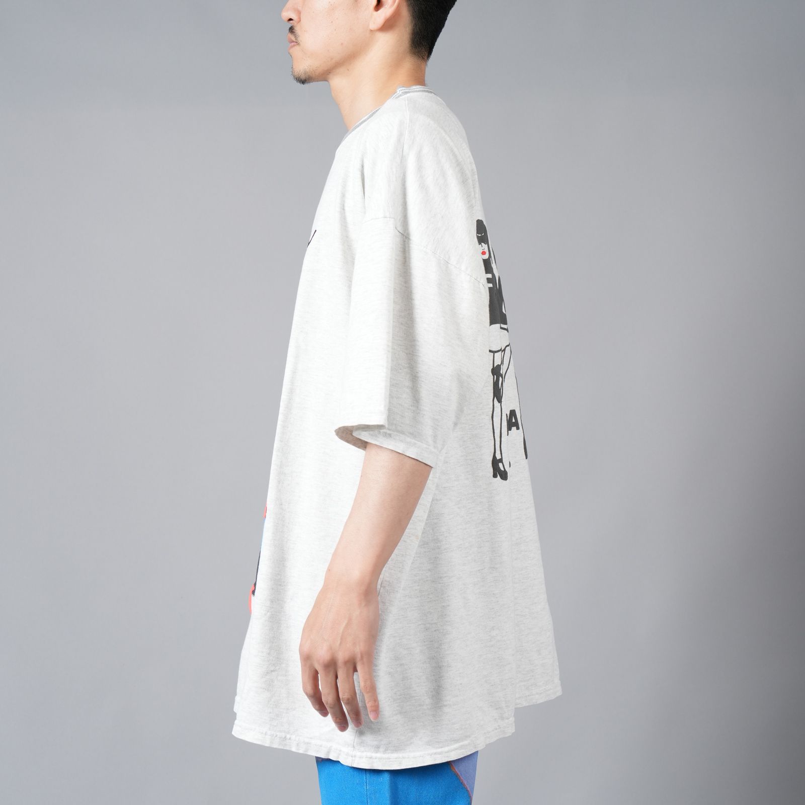 Kissing Idiots Tee / キシング イディオツ Tシャツ [XXLサイズ] (グレー)