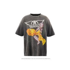 SM-MK8-0000-C25 / AS_SS T-SHIRT / AEROSMITH / BLACK /  Tシャツ  (ブラック)