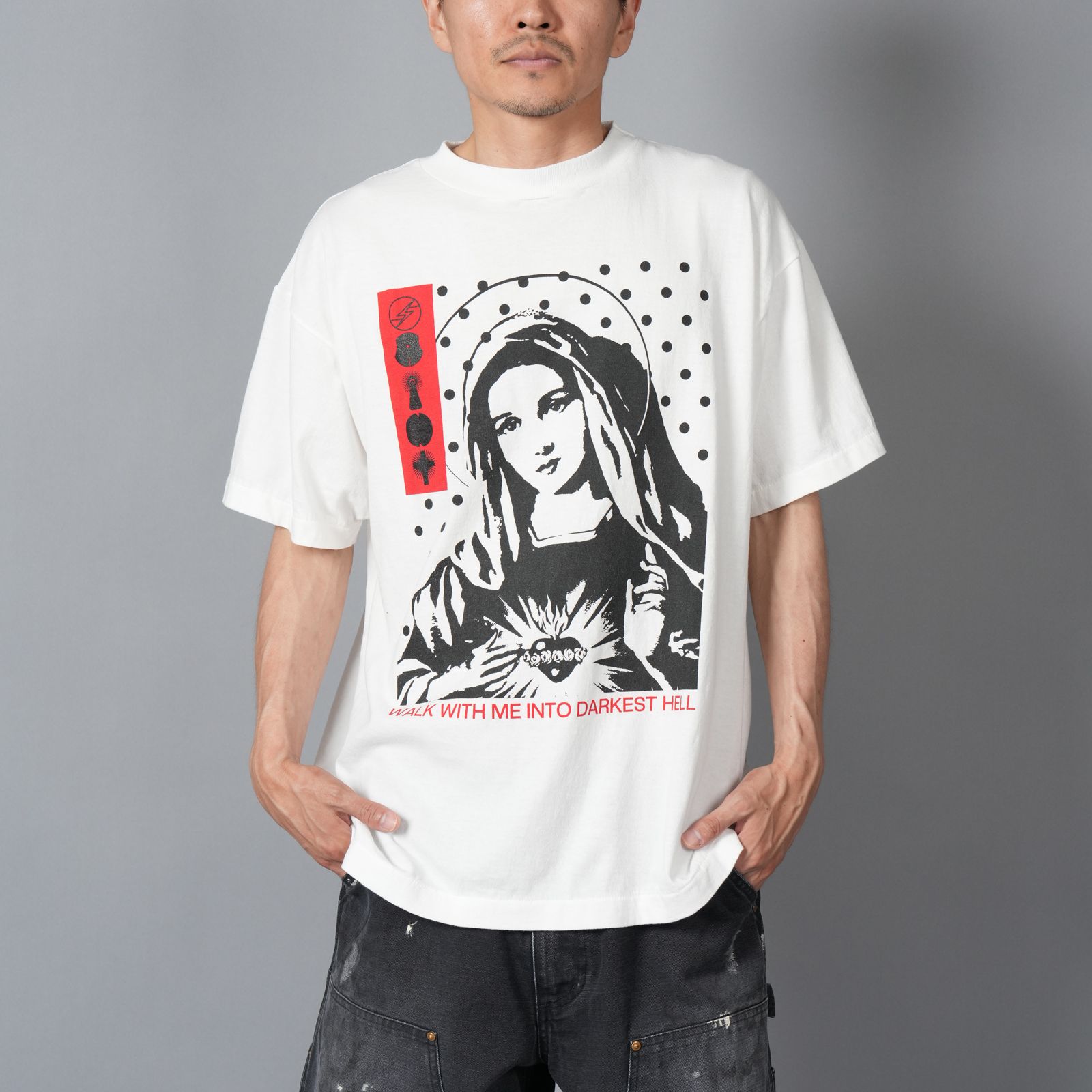 セントマイケル　イデオロジカルTシャツ　サイズM ☆L☆新品未使用☆セントマイケル☆イデオロジカル SS Tシャツ