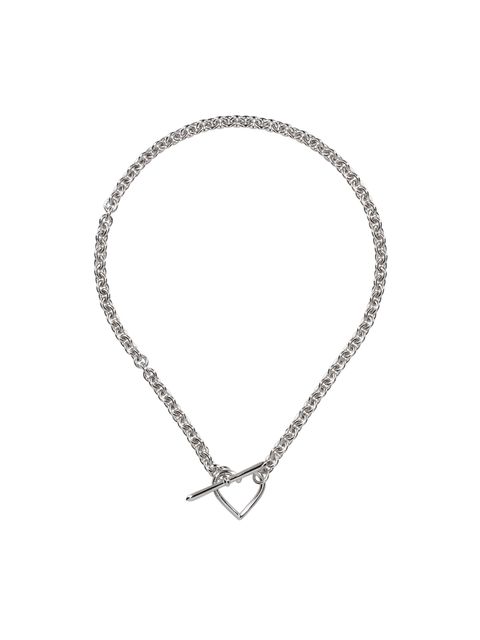 Heart Necklace (Small Link) / ネックレス (シルバー) S-1106 BASICKS