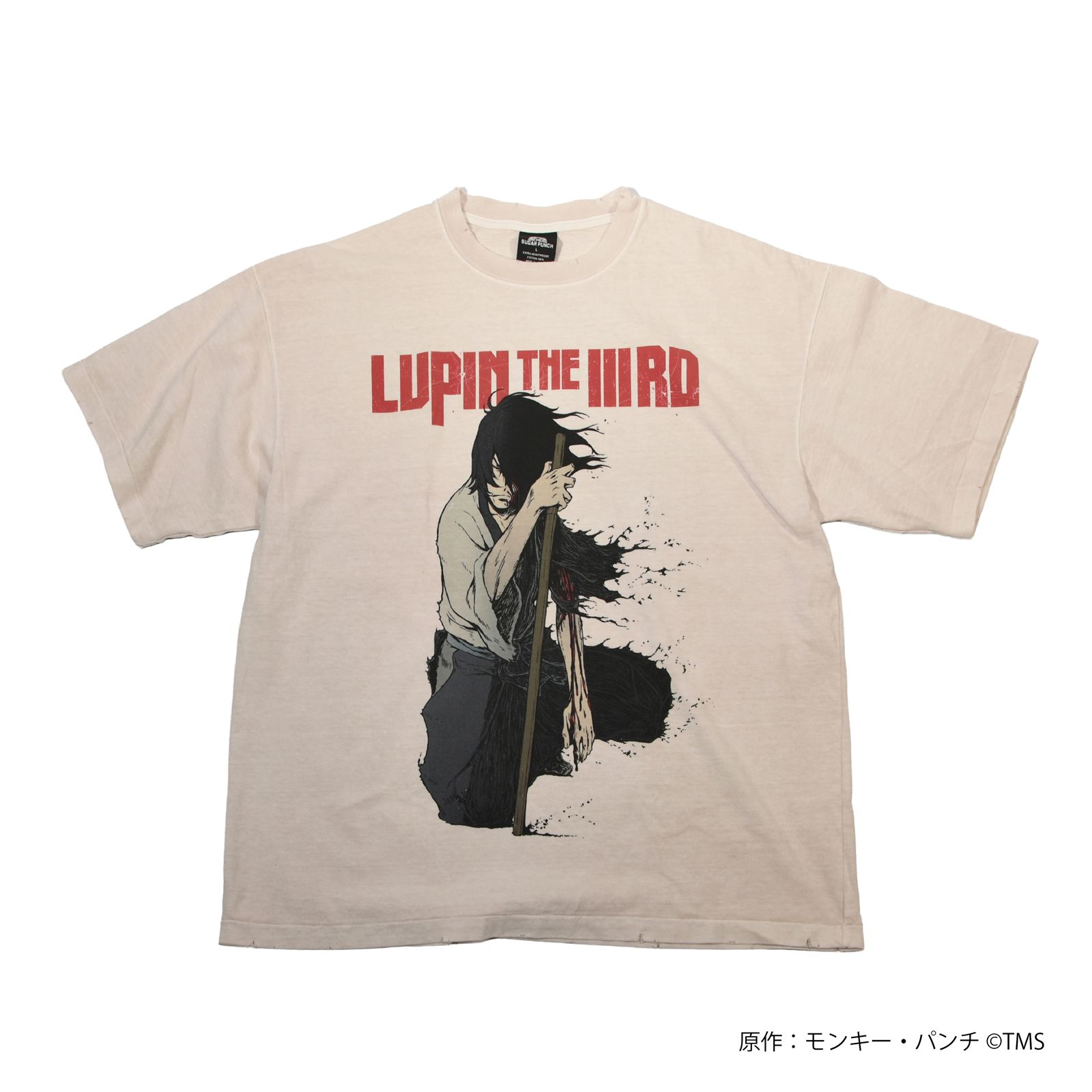 [LUPIN THE IIIRD]  S/S T-Shirt  (GOEMON)  / Tシャツ (ホワイト)