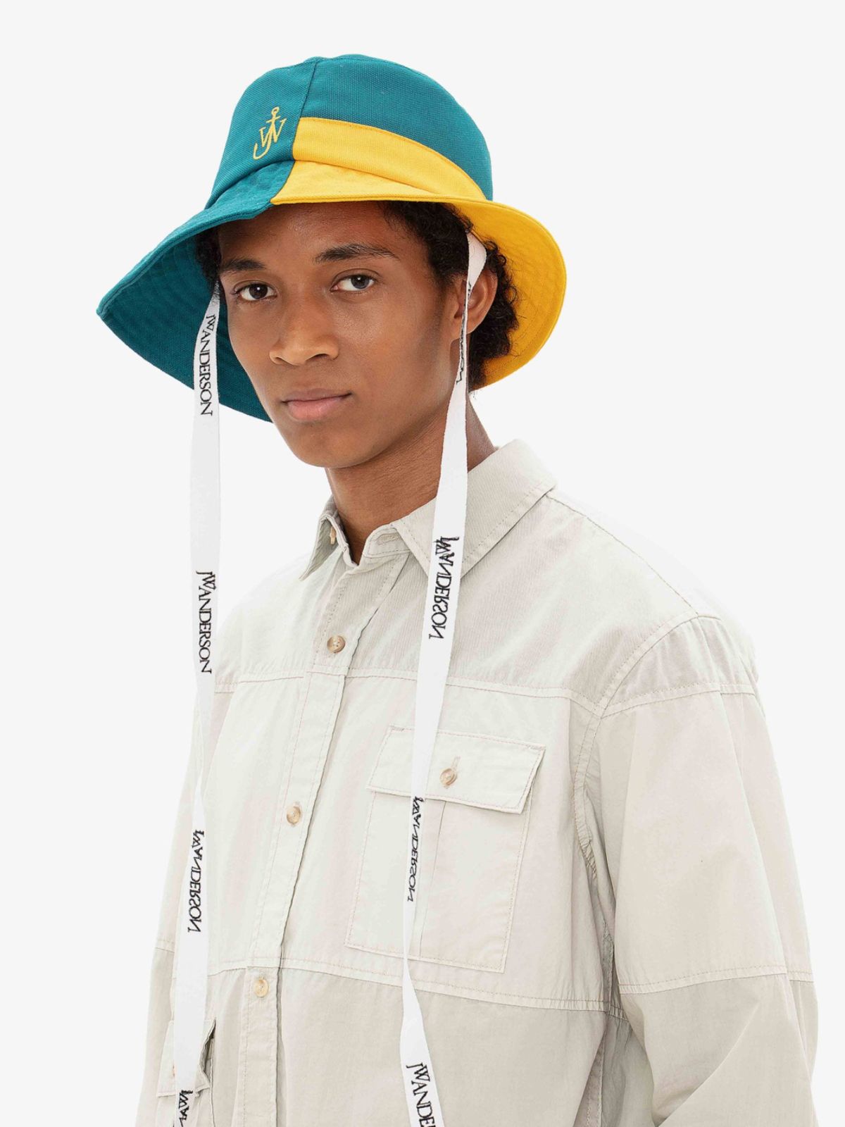 JW ANDERSON - ASYMMETRIC BUCKET HAT / アシンメトリー バケット