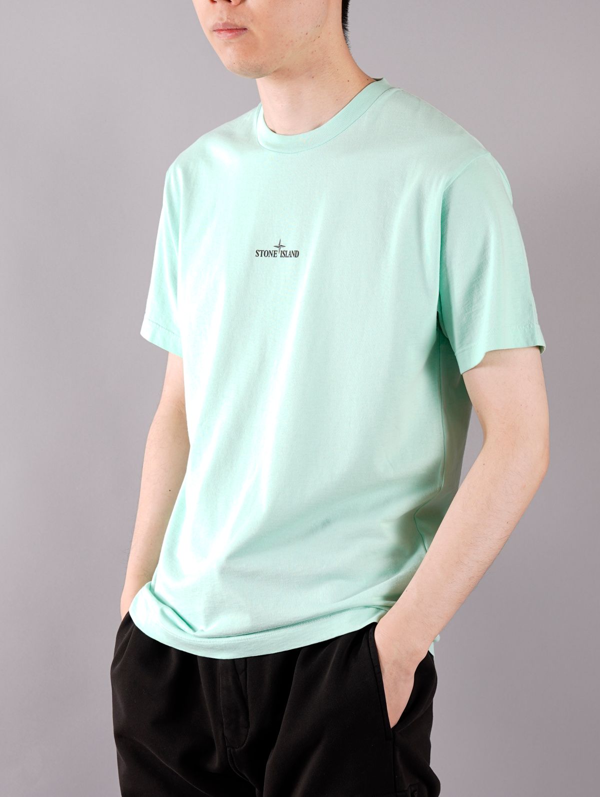 おすすめ STONE ISLAND - MARBLE THREE / SI Tシャツ S/S (ミント トップス