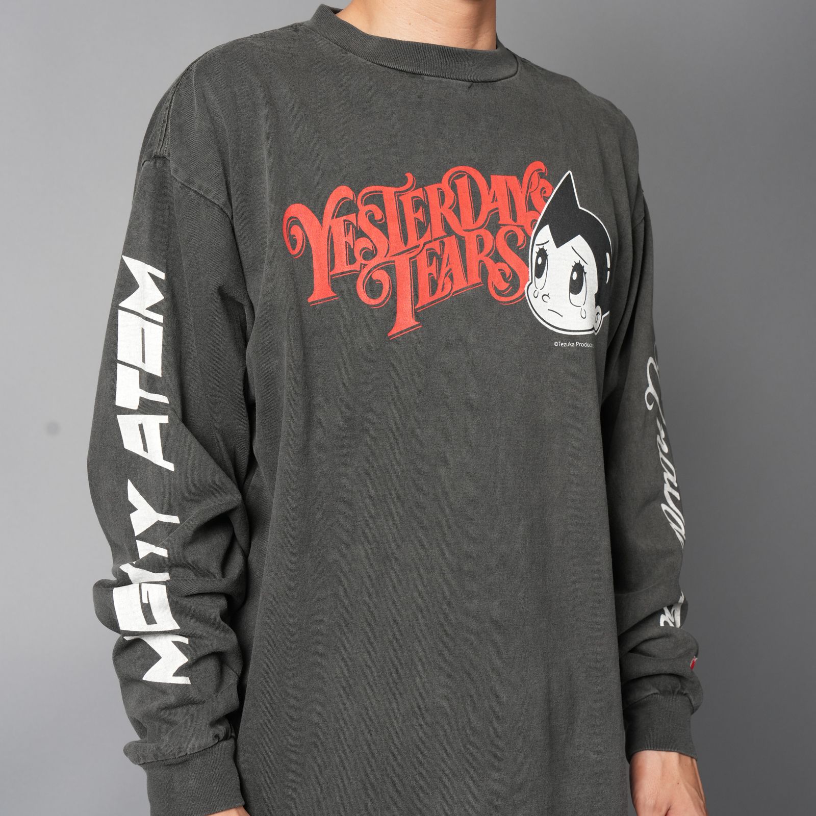 【コラボ】EU-MK1-0000-C09 / EU AB FAVE LS TEE  / BLACK / ロンT・カットソー (ブラック)