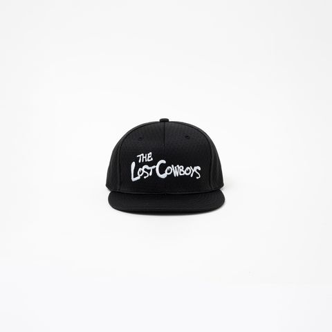 【残りわずか】EMBROIDERED BASEBALL CAP "SPRAY" / ベースボールキャップ (ブラック/ホワイト)