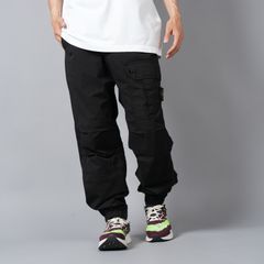 【ラスト1点】32910 / SUPIMA® COTTON TWILL STRETCH-TC / スーピマコットン ツイールストレッチ カーゴパンツ (ブラック)