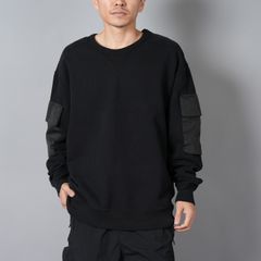 【ラスト1点】FELPA GIROCOLLO / CREW NECK SWEAT / クルーネックスウェット(ブラック)