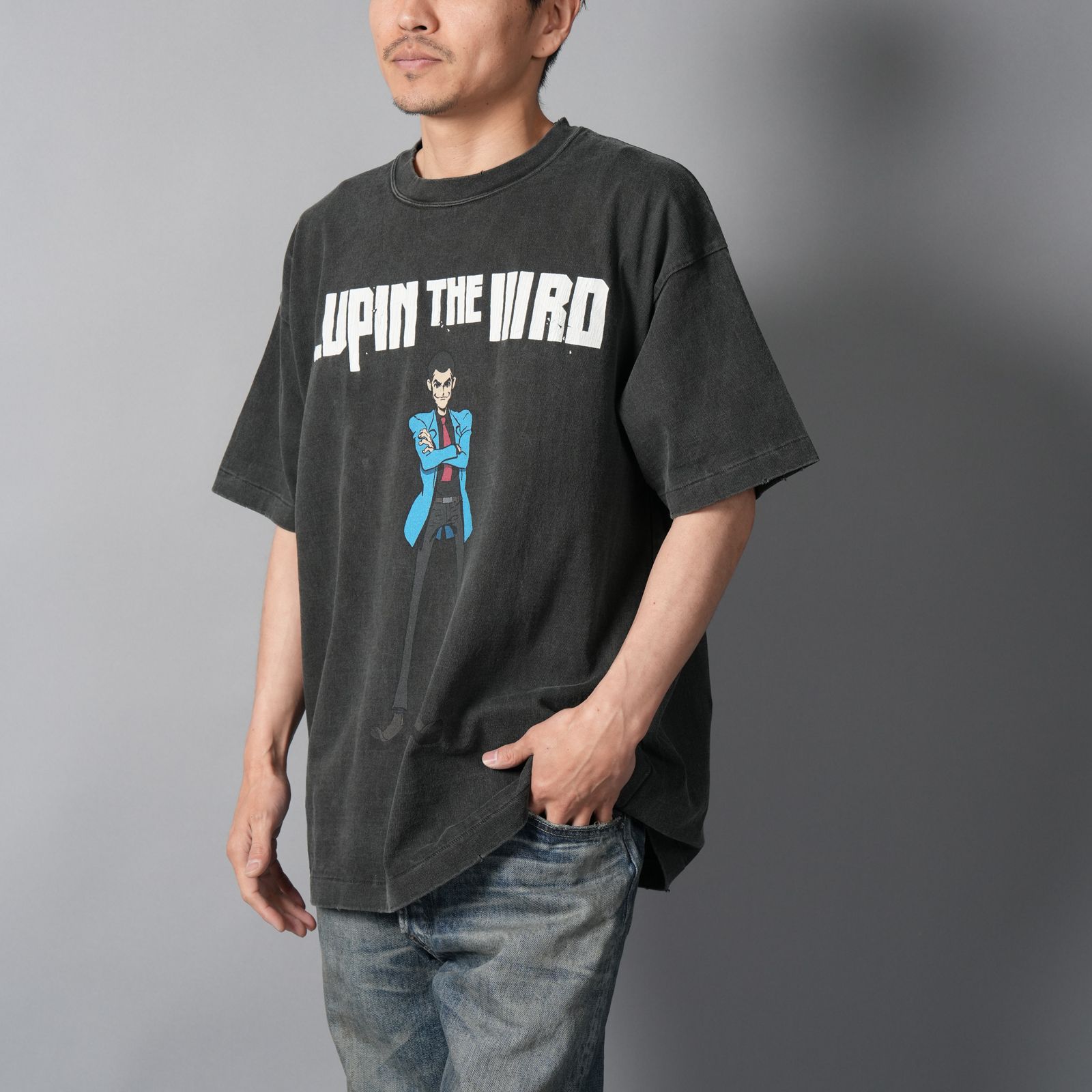 [LUPIN THE IIIRD]  S/S T-Shirt  (LUPIN) / Tシャツ (ブラック)
