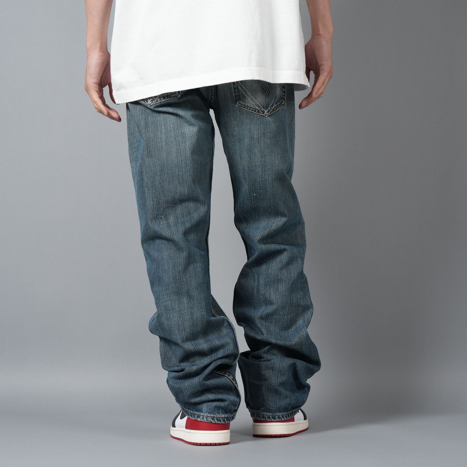 【ラスト1点】BASICKS x Vintage Levi's Heart Pocket Denim / ハートポケットデニム [32インチ] (ブルー)