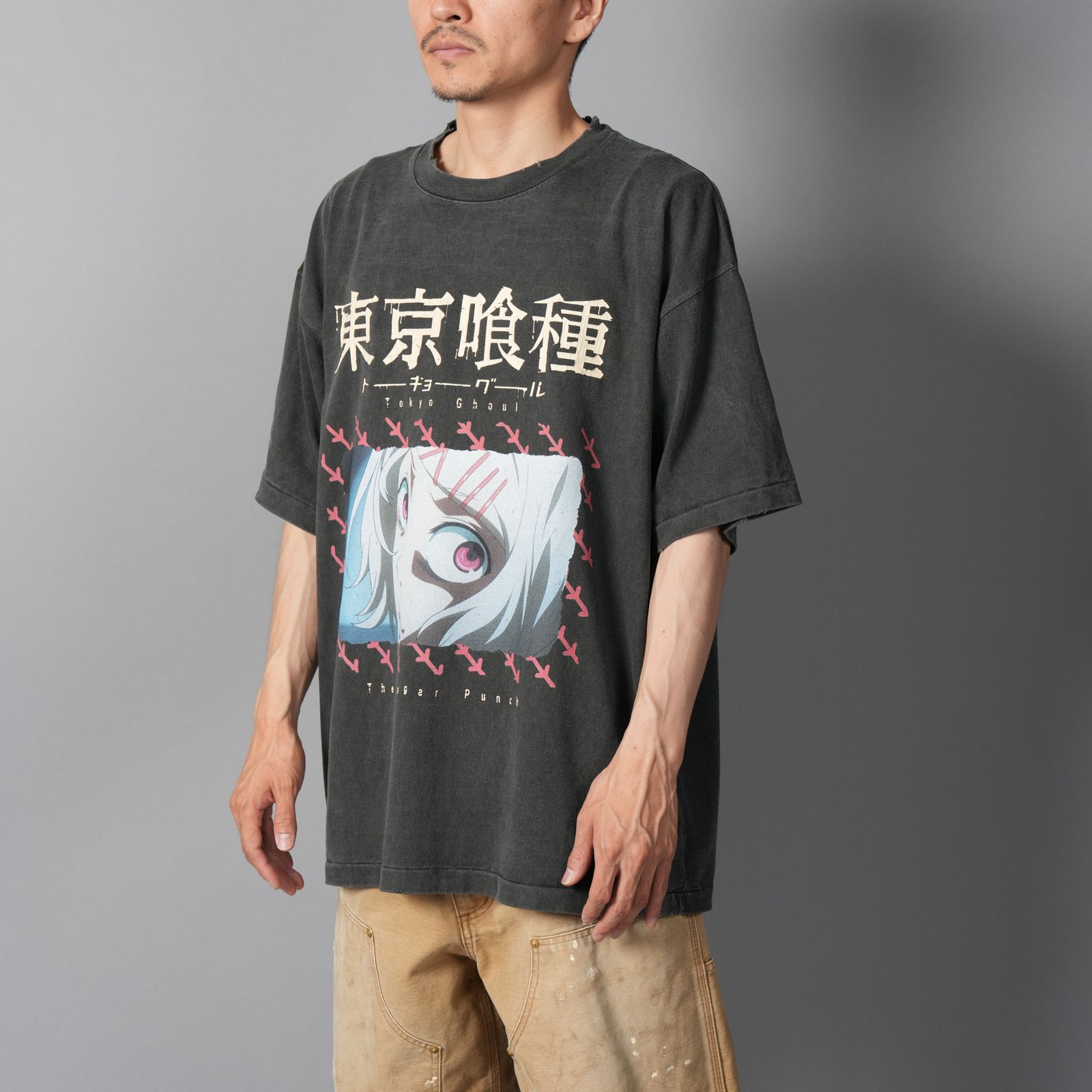 【残りわずか】[東京喰種]  TTGM25SM009 / S/S T-Shirt   (JUZO)  / Tシャツ (ブラック)