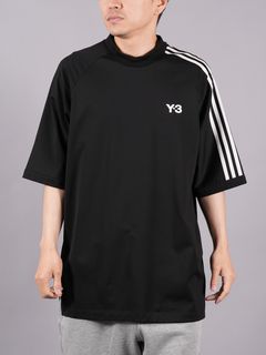 【OUTLET】【定番アイテム】 3S SS TEE  / スリーストライプ Tシャツ 【オーバーシルエット】 (ブラック)