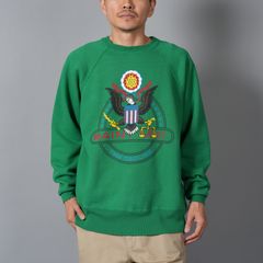 【残りわずか】SM-HR1-0000-049 / CRW NECK SWET / THE DECLINE / GRN / トレーナー・クルーネックスウェット (グリーン)