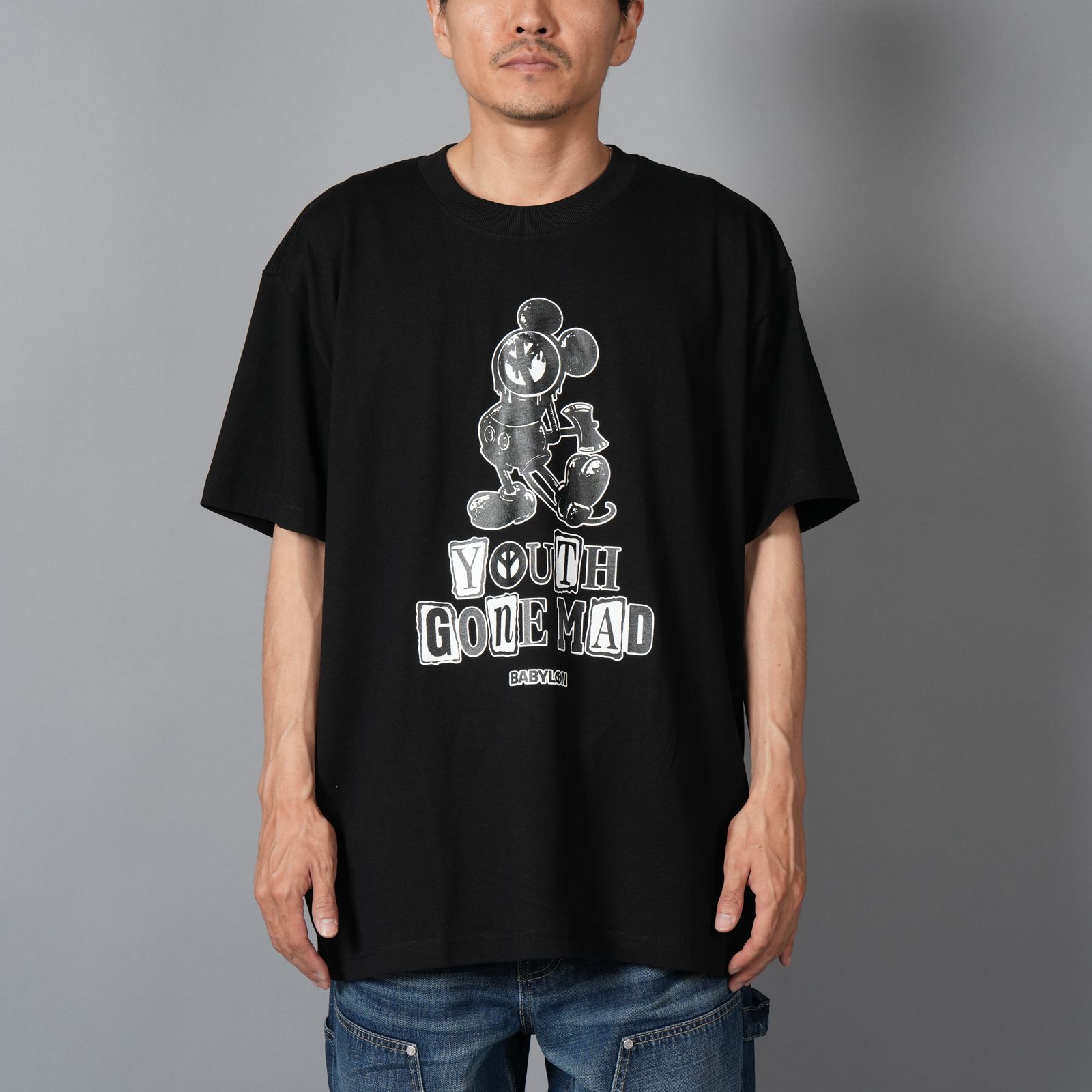 S/S YOUTH GONE MAD TEE / Tシャツ  (ジェッドブラック)