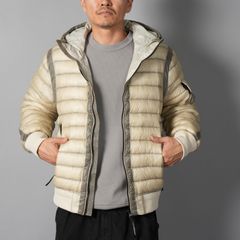 【残りわずか】D.D. Shell Hooded Lens Down Jacket / フーデッド レンズ ダウンジャケット (シルバーバーチ)