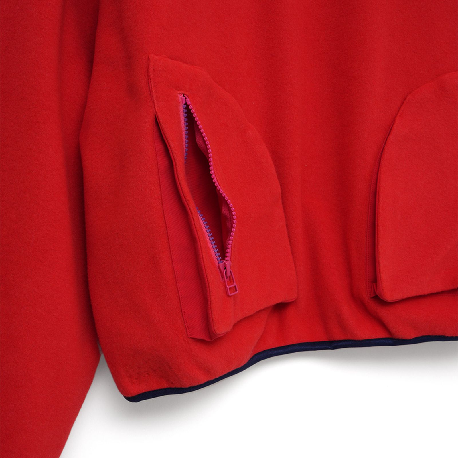 FLOWING FLEECE SWEAT / フローイング フリース スウェット  (レッド)