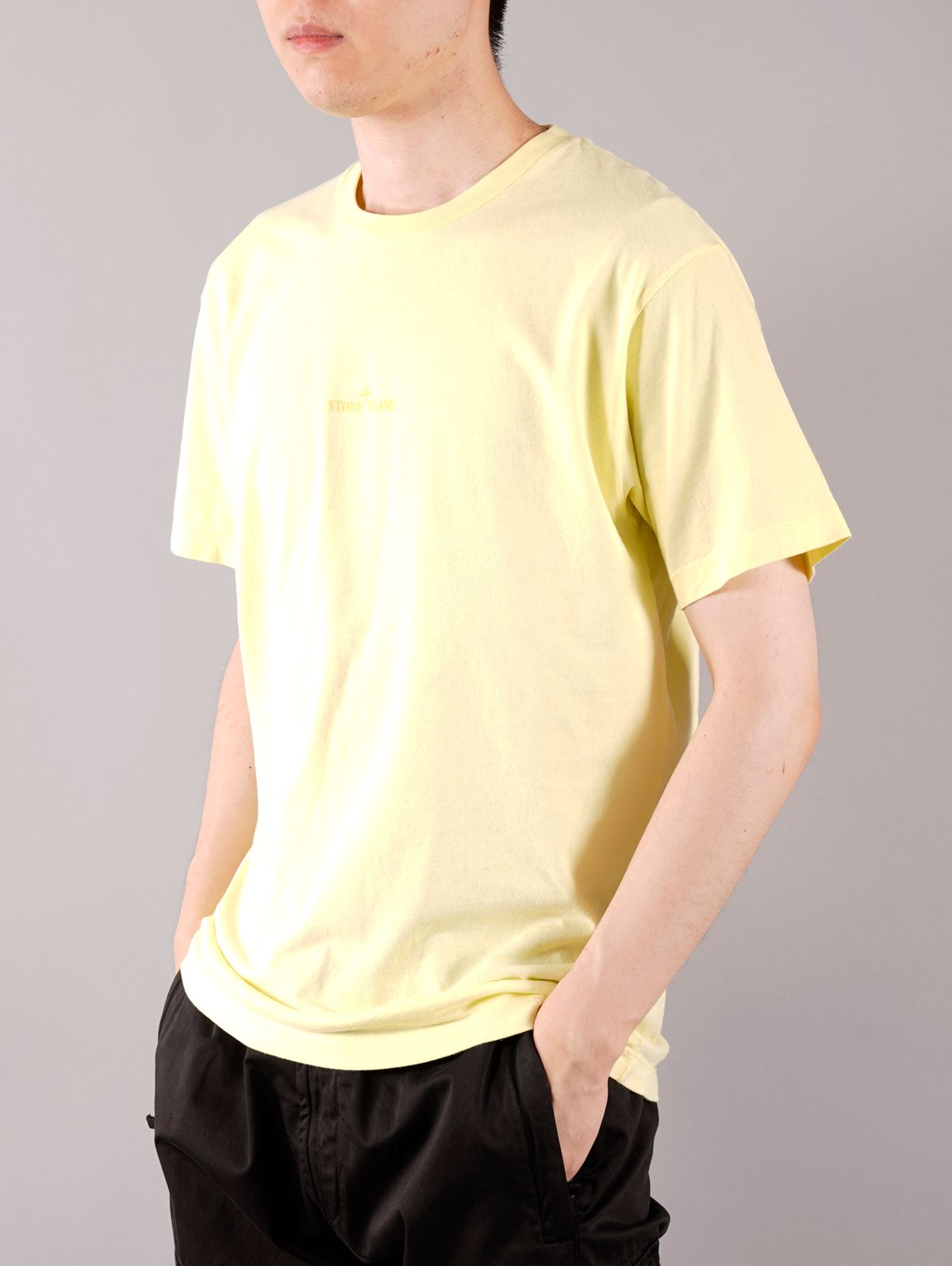 STONE ISLAND - GRAPHIC SEVEN - プリント Tシャツ / イエロー