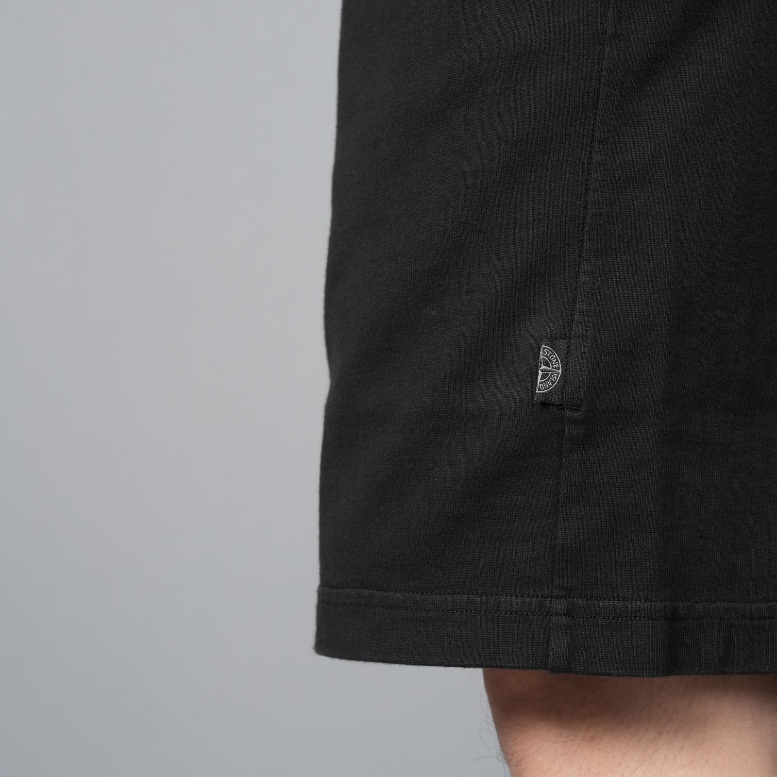 【ラスト1点】6200004 / HEAVY COTTON JERSEY / スウェットショーツ [ガーメントダイ]  (ブラック)