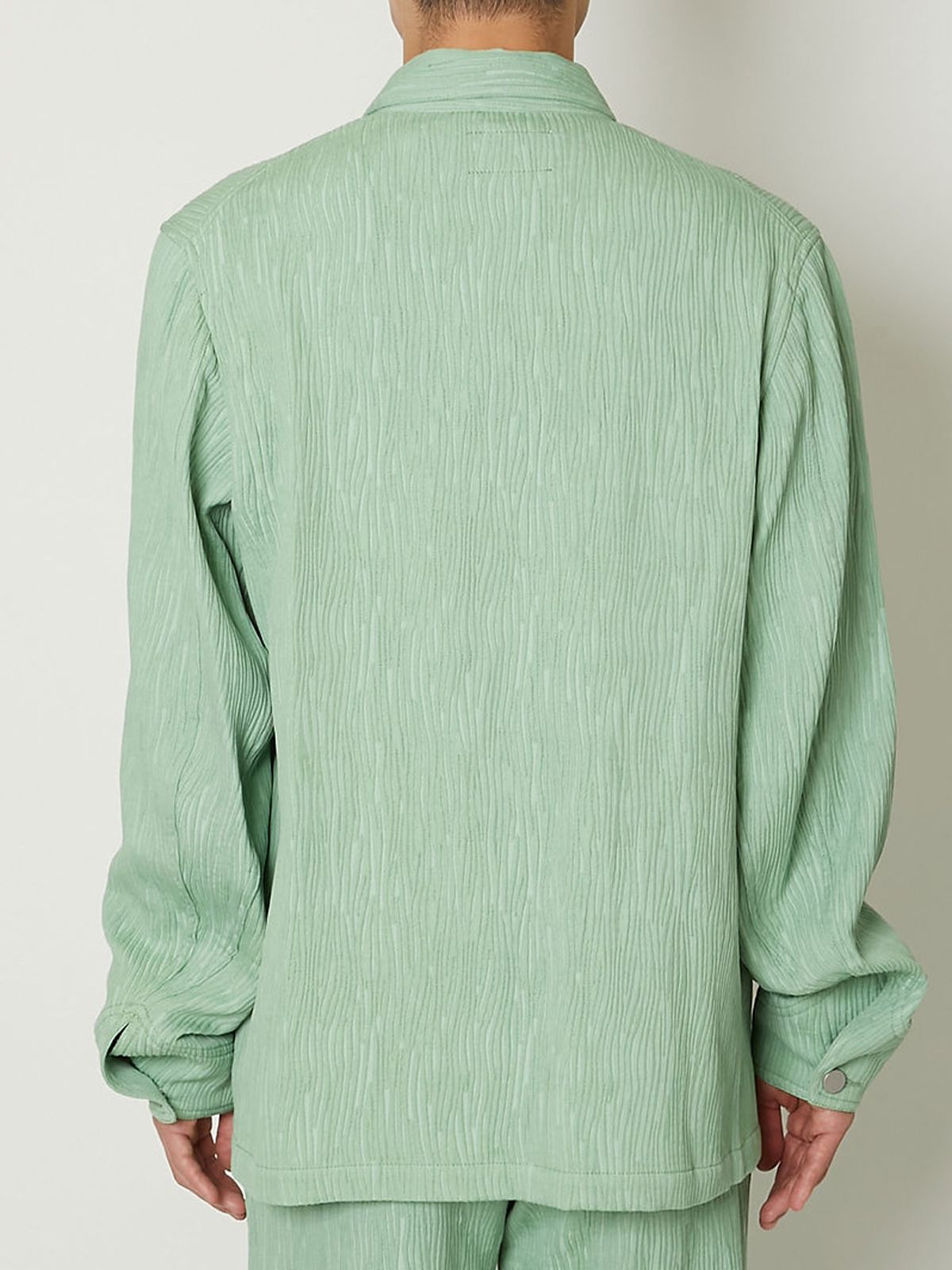 CREPE WORK JACKET / クレープワークジャケット (ライトグリーン)
