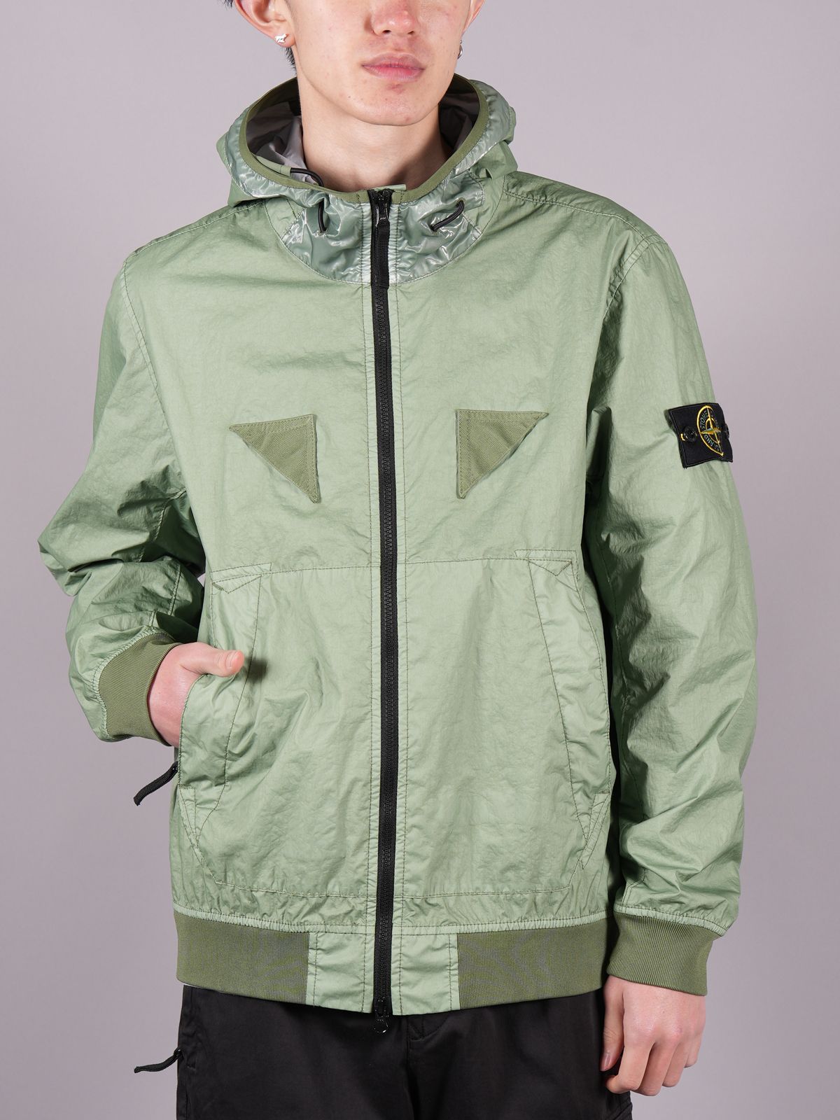 STONE ISLAND MEMBRANA 3L ナイロンアウター L-