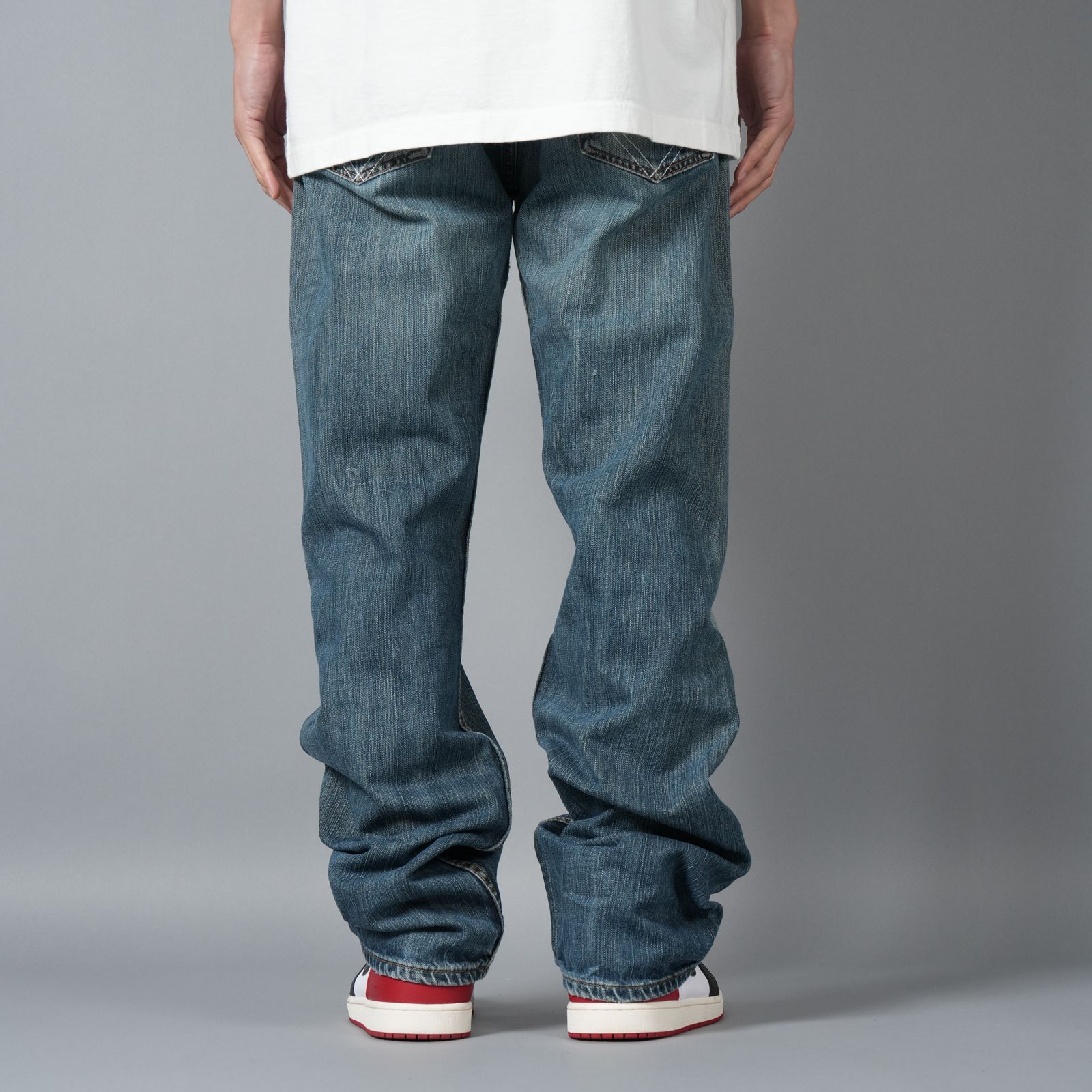 【ラスト1点】BASICKS x Vintage Levi's Heart Pocket Denim / ハートポケットデニム [32インチ] (ブルー)