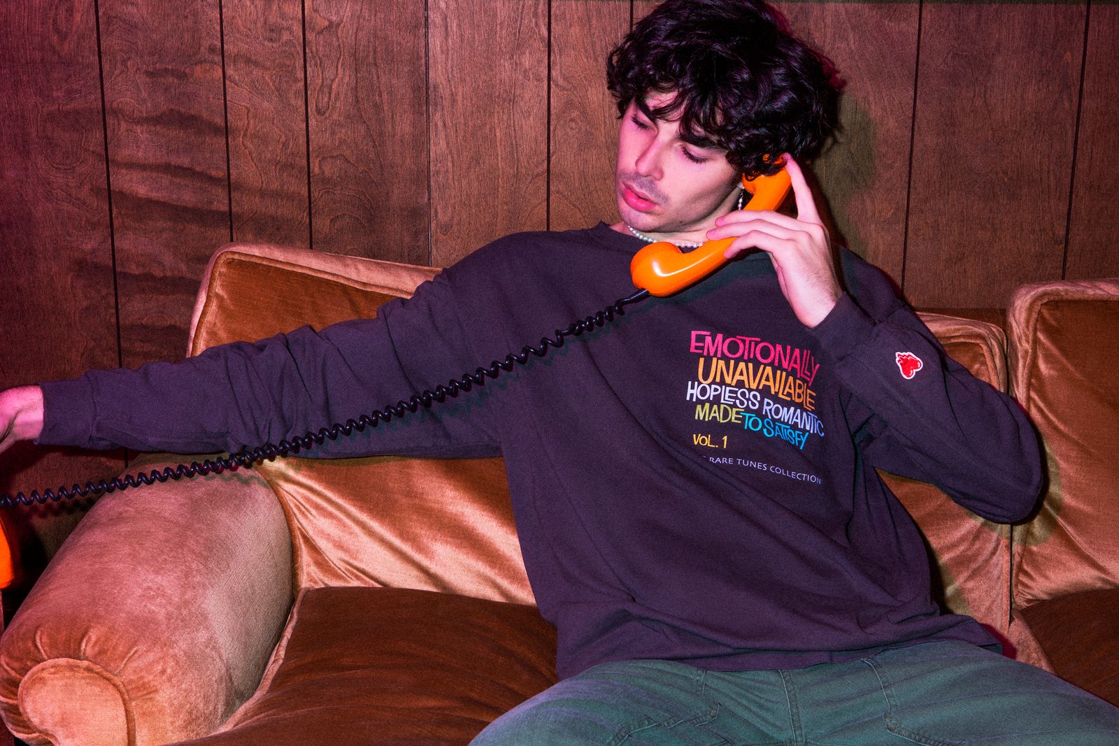 EU-A21-0000-001 / LS TEE EU HP / ロングスリーブ Tシャツ (ブラック)
