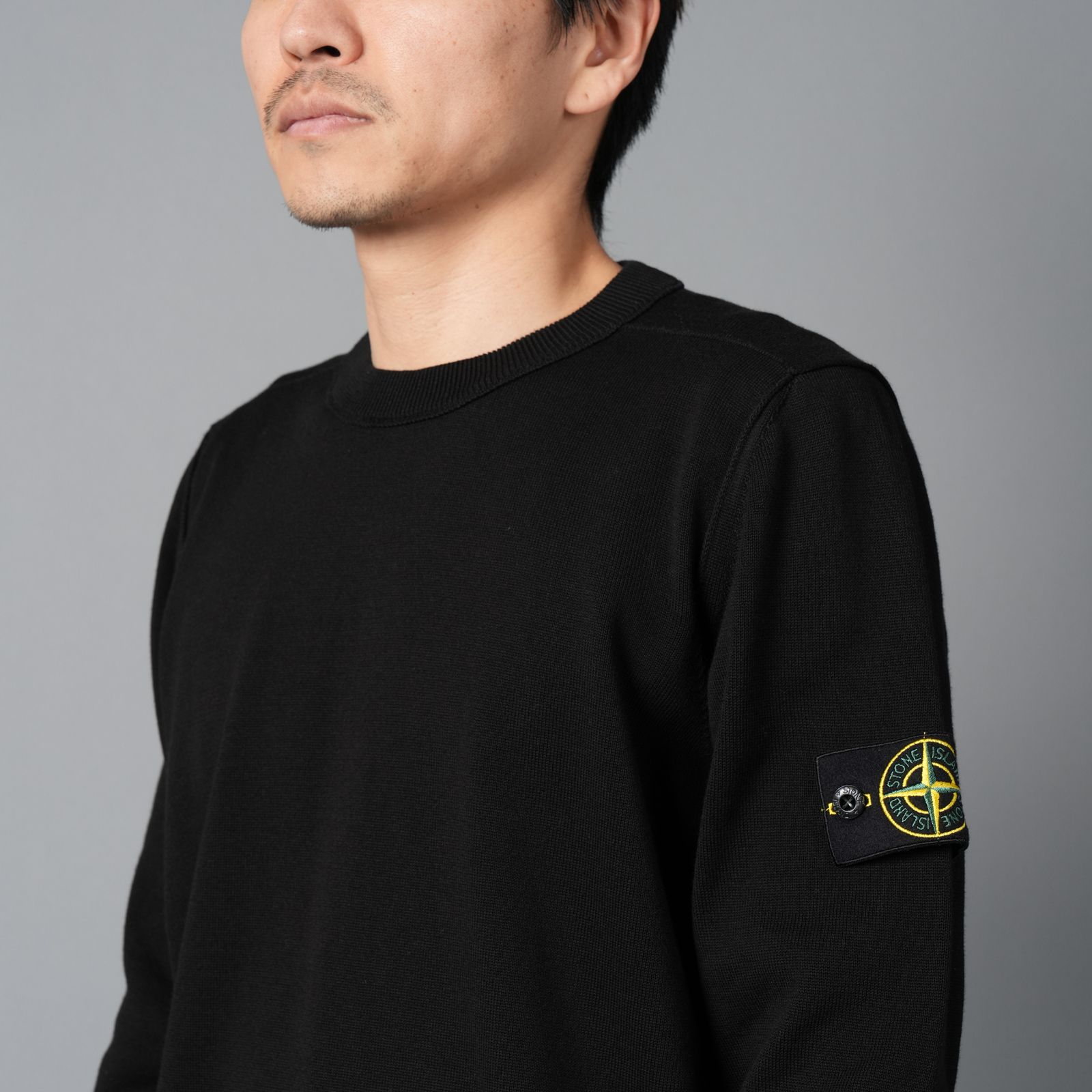 【ラスト1点】5100053 / SOFT ORGANIC COTTON / KNIT SWEATER / ニット  (ブラック)