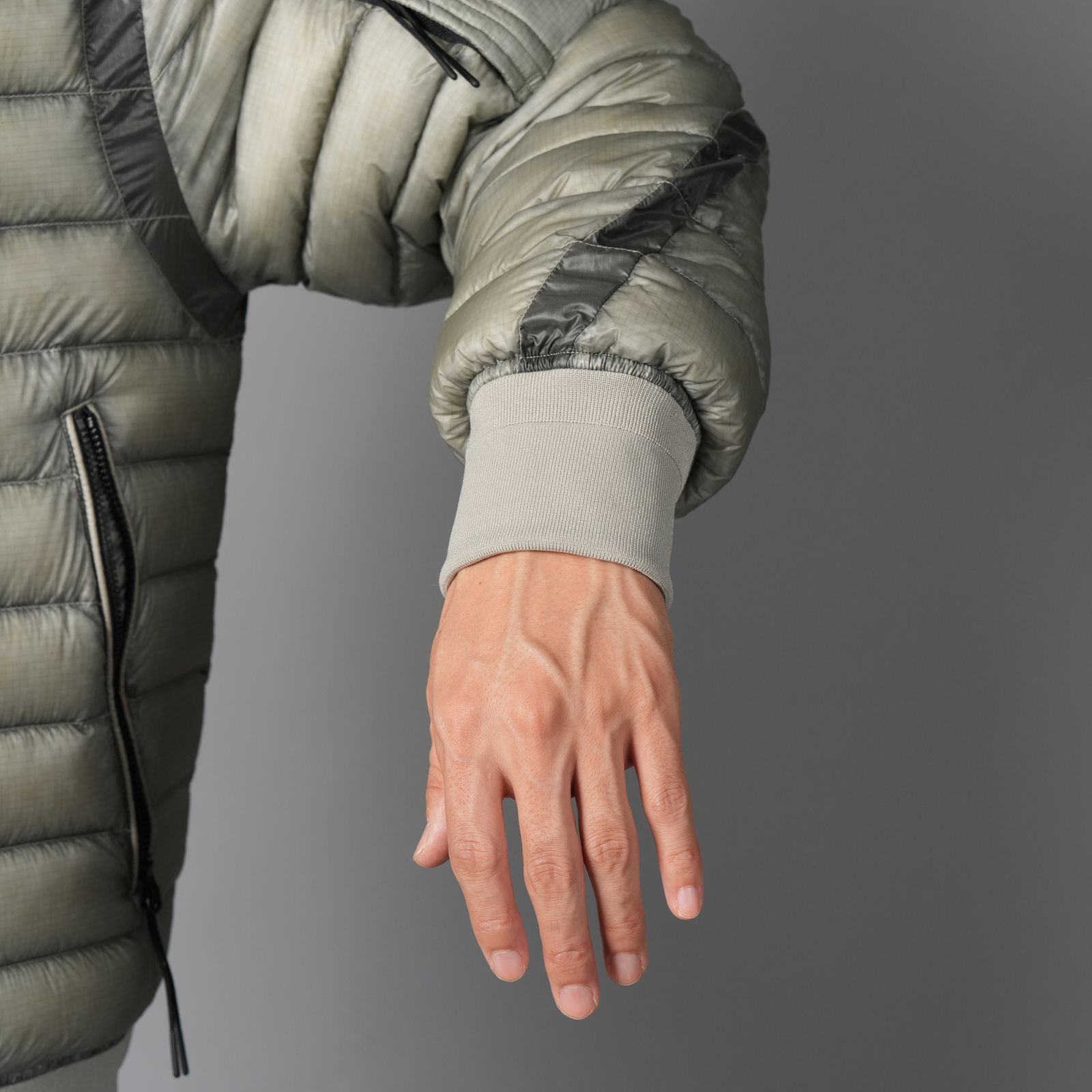 D.D. Shell Hooded Lens Down Jacket / フーデッド レンズ ダウンジャケット (フリントグレー)