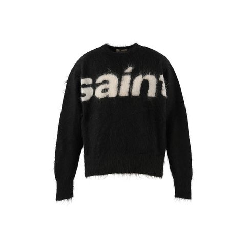 SM-MK1-0000-055 / MOHAIR CREW KNIT / SAINT / BLACK / ニット  (ブラック)