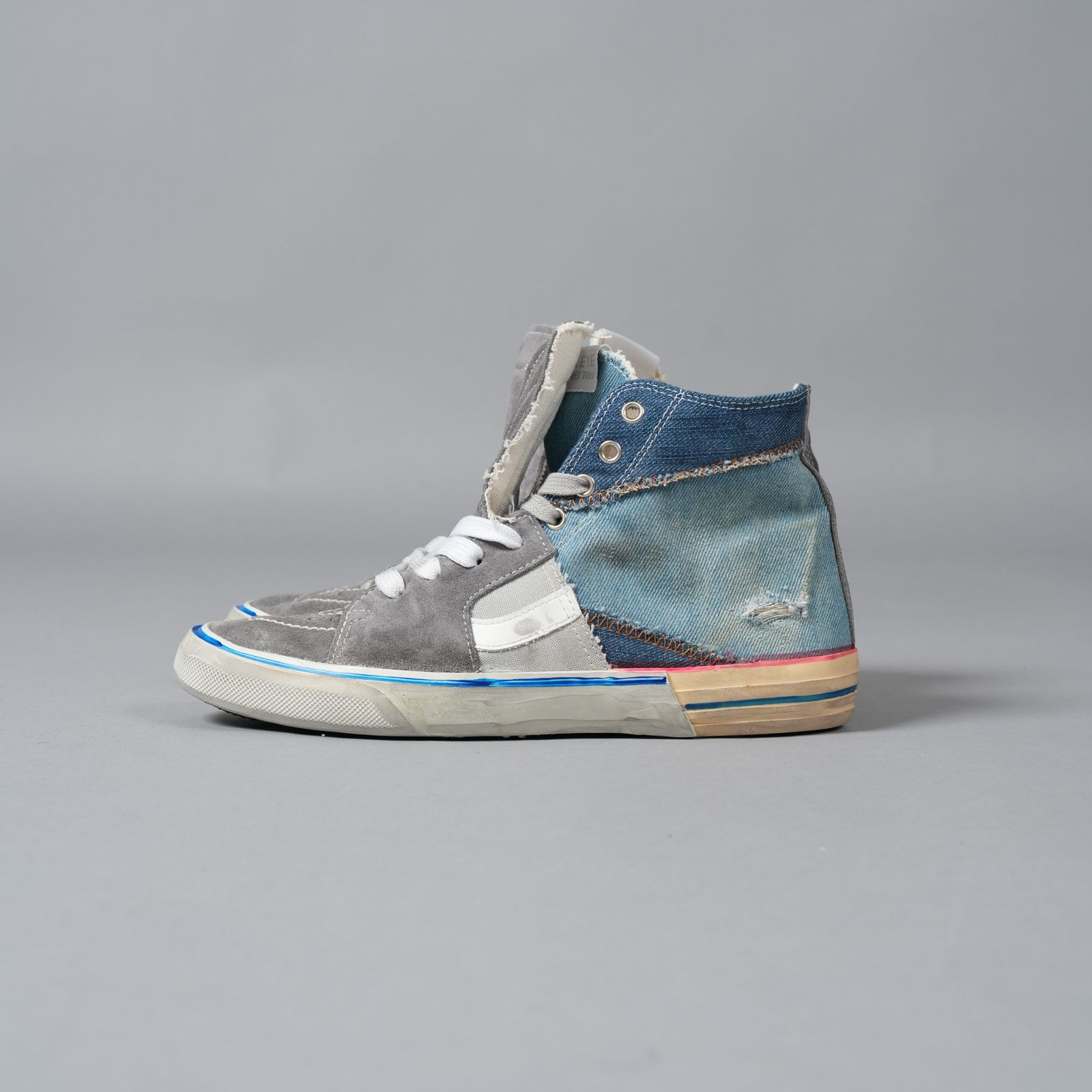 【ラスト1点】CALY STAR HI / キャリースターハイ / スニーカー (グレー/デニム)